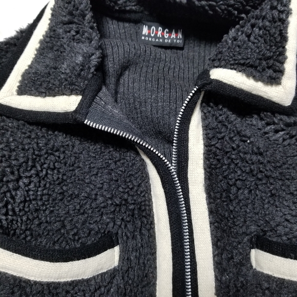 Vintage Morgan de toi zipper sweater size small - Picture 6 of 9